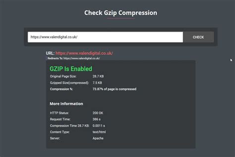 compress test gzip|website gzip compression test.